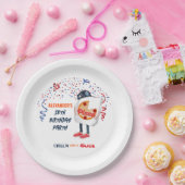 Pizza Feest Grappig Papieren Bordje (Feest)