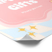 Pizza Feest Kaarten en Cadeaus Bord Poster (Hoek)