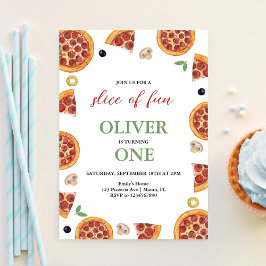 Pizza Feest, Schijf van Plezier EEN Pizza Feest Ve Kaart