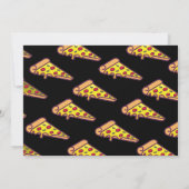 Pizza Feest Verjaardag | Leuke Pizza Partij voor K Bedankkaart (Achterkant)