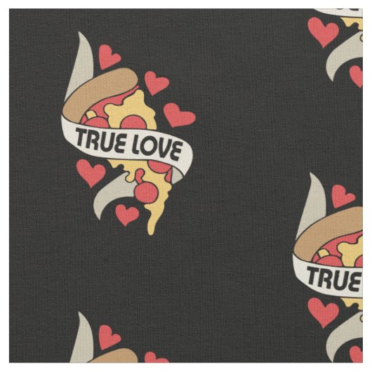 Pizza feest ware liefde stof (Close Up)