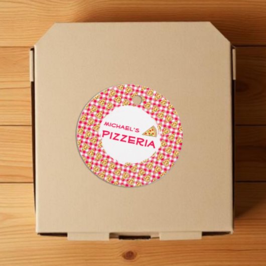 Pizza Feestje Kinderverjaardag Bedankjes Labels