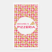 Pizza Feestje Kinderverjaardag Servet (Voorkant)