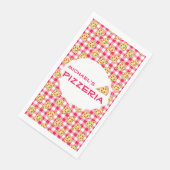 Pizza Feestje Kinderverjaardag Servet (Hoek)