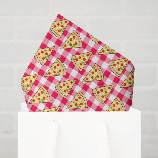 Pizza Feestje Kinderverjaardag Tissuepapier (Cadeauzakje)