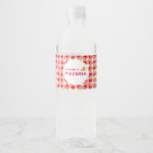 Pizza Feestje Kinderverjaardag Waterfles Etiket (Voorkant)