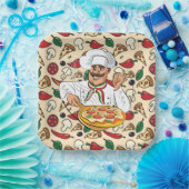 Pizza Feestje  Papieren Bordje (Feest)