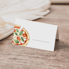 Pizza Fill in Buffet Place Card Plaatskaartje
