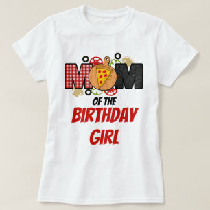 Pizza First Birthday Girl Mam shirt