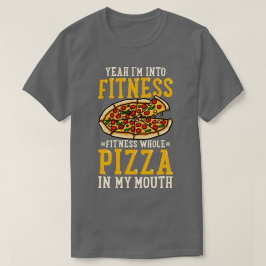 Pizza Fitness T-shirt (Design voorkant)