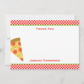 Pizza Flat Note Card Notitiekaartje (Voorkant)