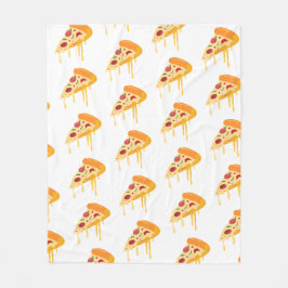 Pizza Fleece Blanket Deken
