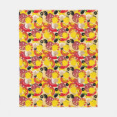 Pizza Fleece Deken (Voorkant)