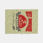 Pizza Fleece Deken (Voorkant (Horizontaal))