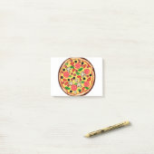 Pizza Food Clipart Icon Pepperoni Cheese Post-it® Notes (Op bureau)