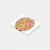 Pizza Food Clipart Icon Pepperoni Cheese Post-it® Notes (Schuin)