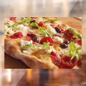 Pizza Food of Italy Pizza Shop Raamsticker (Vel 2)