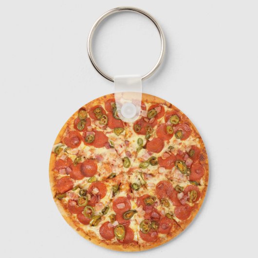 Pizza Food Sleutelhanger (Voorkant)