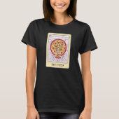 Pizza Foodie Tarot Kaart Pizza Fortune Teller T-shirt (Voorkant)