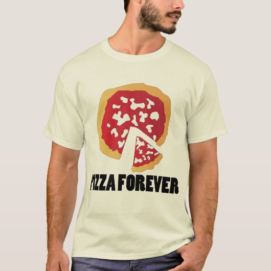 PIZZA FOREVER T-SHIRT (Voorkant)