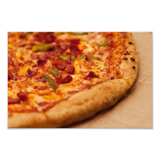 Pizza foto afdruk (Voorkant)