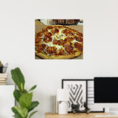 PIZZA FRESH HOT ART POSTER (Thuiskantoor)