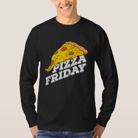 Pizza Friday Pizza T-shirt (Voorkant)