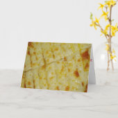 "Pizza Frie" Birthday Kaart (Gele Bloem)