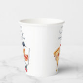 Pizza Funny Vrijgezellenfeest Papieren Bekers (Rechts)