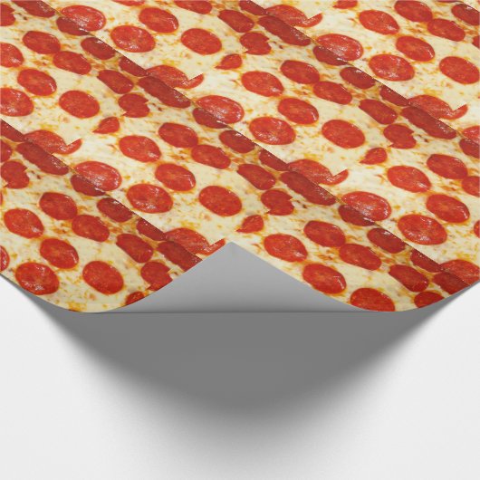 Pizza Gift Wrapping Paper Cadeaupapier (Hoek)