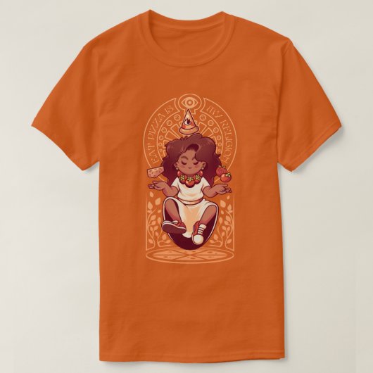 Pizza Goddess T-shirt (Design voorkant)