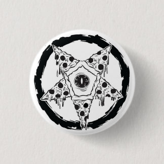 Pizza-gram Pizza Pentagram Button