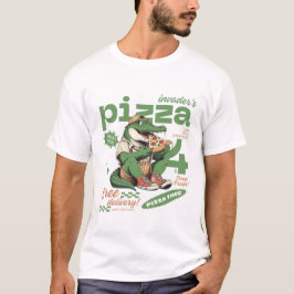 Pizza gratis levering t-shirt