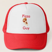 Pizza Guy Trucker Hat Pet (Voorkant)