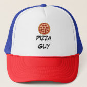 Pizza Guy Trucker Hat Trucker Pet (Voorkant)
