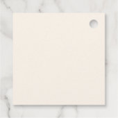 Pizza Hand getrokken speciale levering Baby shower Bedankjes Labels (Achterkant)