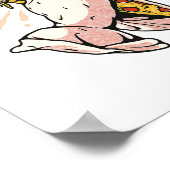 Pizza Hands bidden - Hartelijk dank voor dit eten Poster (Hoek)