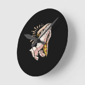 Pizza Hands bidden - Hartelijk dank voor dit eten Ronde Klok (Hoek)