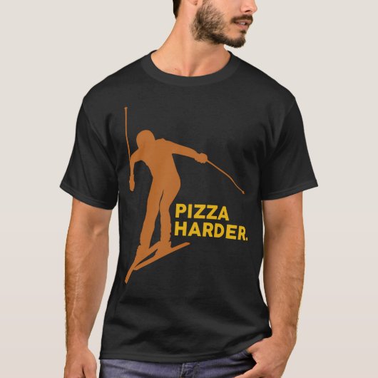 Pizza Harder T-shirt (Voorkant)