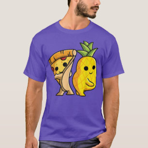 Pizza Hawaii Couple Dance Pineapple and Pizza Love T-shirt