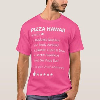 Pizza Hawaii definitie Betekenis grappigheid T-shirt
