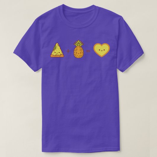 Pizza Hawaii Design for Pineapple Pizza Lover T-shirt (Design voorkant)