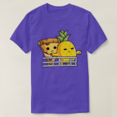 Pizza Hawaii-liefhebbers stellen Pineapple en Pizz T-shirt (Design voorkant)