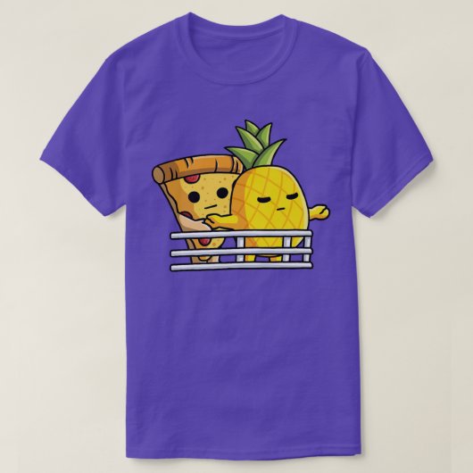 Pizza Hawaii-liefhebbers stellen Pineapple en Pizz T-shirt (Design voorkant)