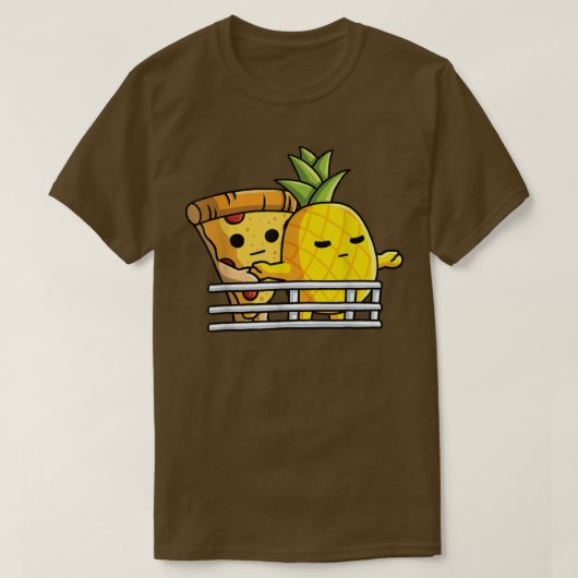 Pizza Hawaii overheerst de ananas van de sse en de T-shirt (Design voorkant)
