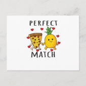 Pizza Hawaii Pineapple Pizza Food Briefkaart (Voorkant)