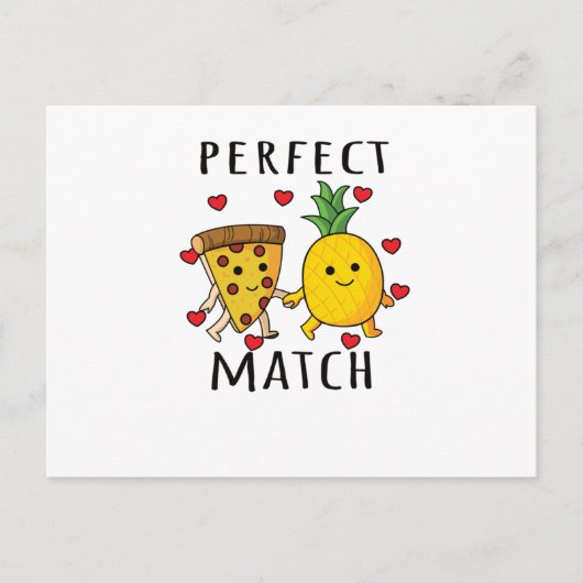 Pizza Hawaii Pineapple Pizza Food Briefkaart (Voorkant)