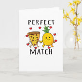 Pizza Hawaii Pineapple Pizza Food Kaart (Gele Bloem)