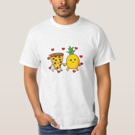 Pizza Hawaii Pineapple Pizza Food T-shirt (Voorkant)