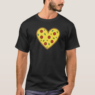 Pizza Heart Love Pizza Foodie Top Mannen Vrouwen K